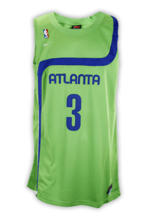 atlanta hawks lime green jersey