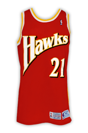 Decided to take a picture of all my Hawks jerseys from over the years. :  r/AtlantaHawks