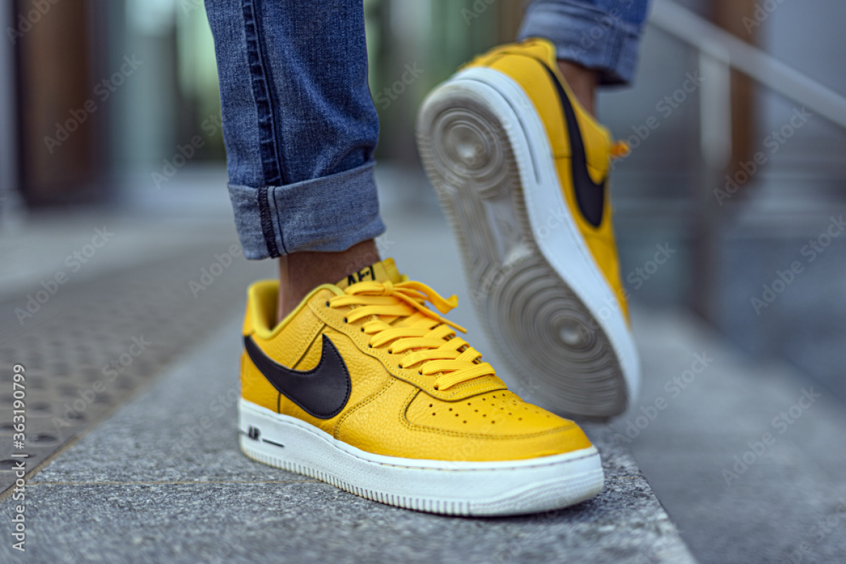 Nike Air Force 1 White & Yellow Release Info