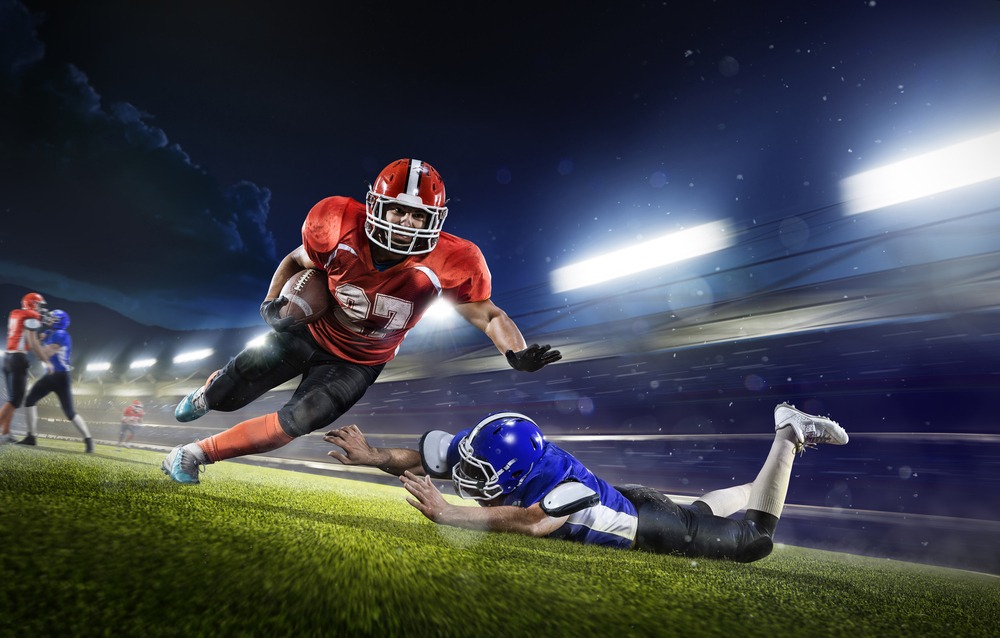 American,football,players,in,the,action,grand,arena