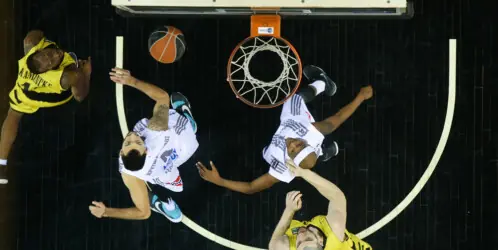 Thessaloniki,,greece,,february,5,,2017:,some,players,in,action,during