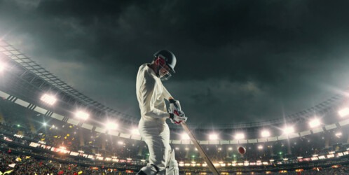 Cricket,player,on,a,professional,stadium