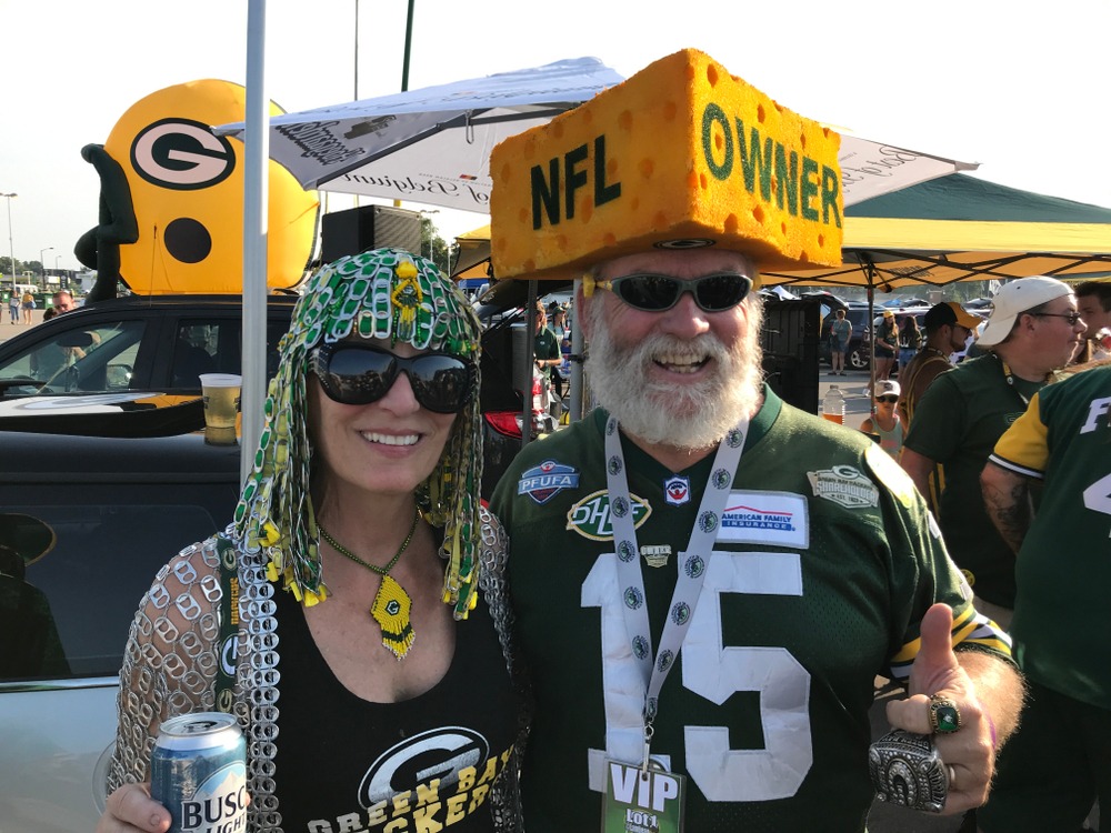 Green,bay,,wisconsin.,august,9th,,2018.,packer,fans,during,at