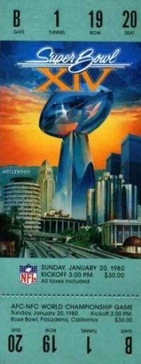 Superbowl 14 Ticket