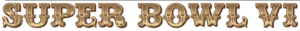Superbowl 6 Logo