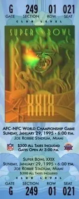 Superbowl 29 Ticket