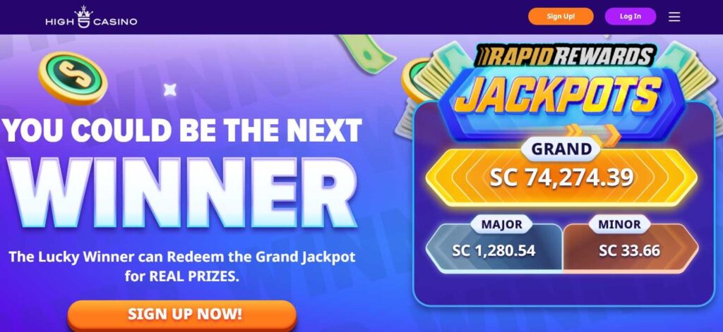 High 5 Casino Jackpots