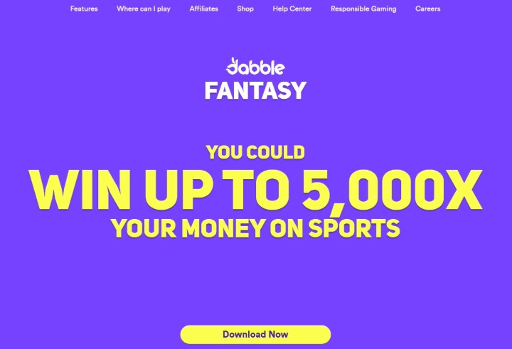 Dabble Fantasy Homepage