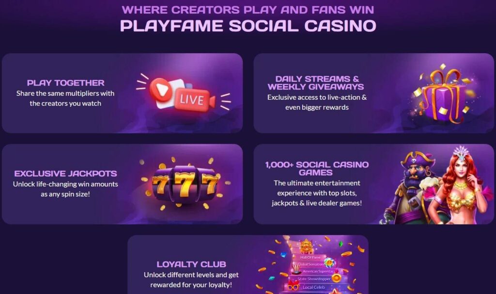 Play Fame Casino Promo Page