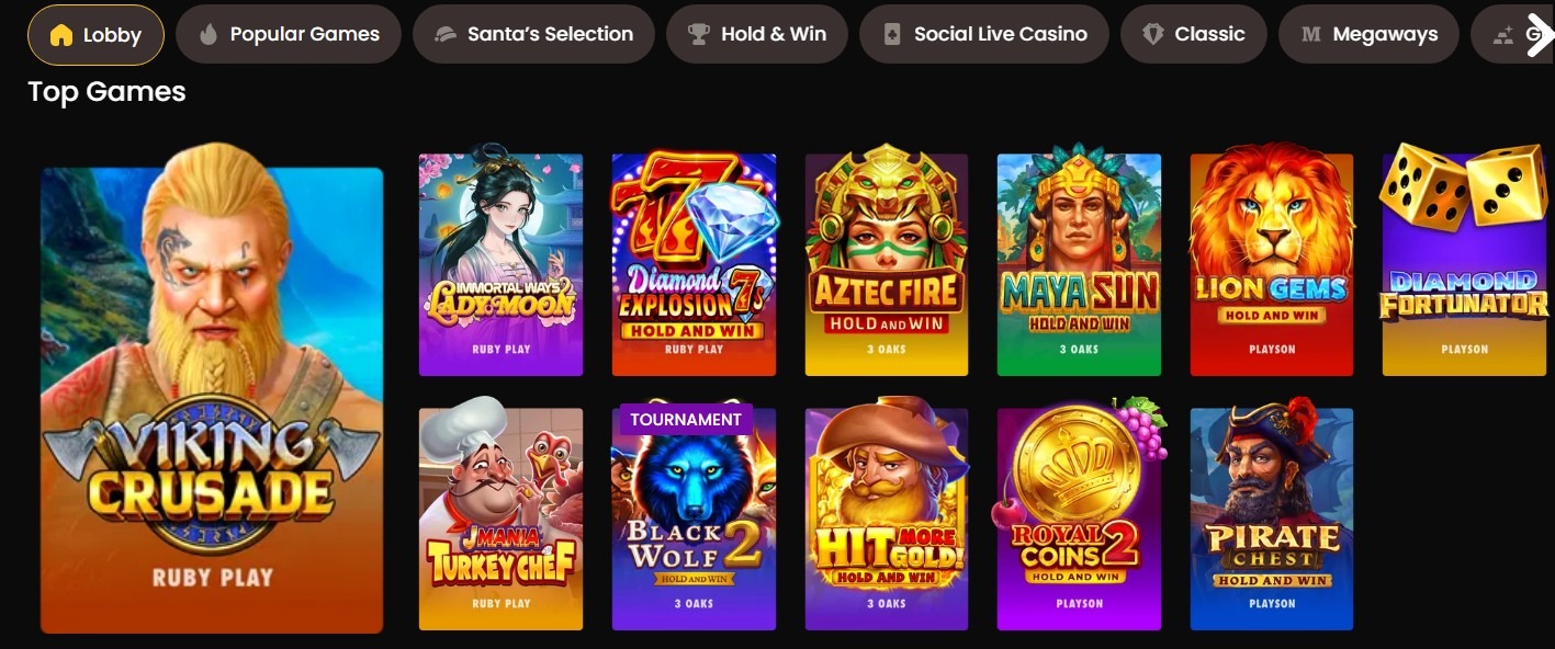 Mega Bonanza Game Page