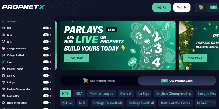 Prophetx Home