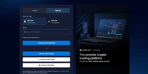 Crypto.com Exchange Sign Up