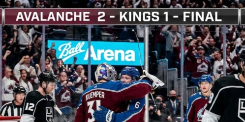 Avalanche Hold Off Kings 2-1 in Game 1 Opener