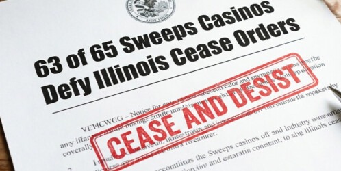 63 of 65 Sweeps Casinos Defy Illinois Cease Orders