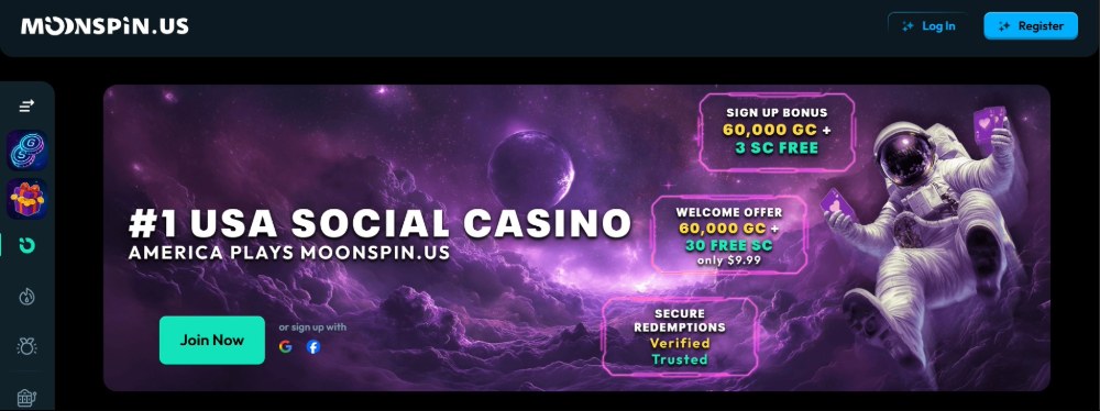 Moonspin Homepage