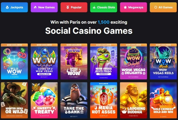 Wow Vegas Games