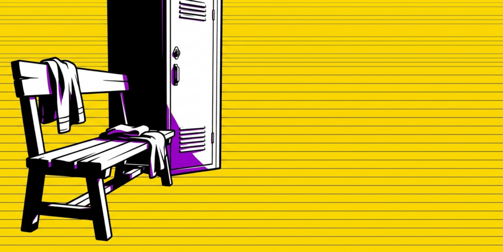 Empty locker illustration representing suspension