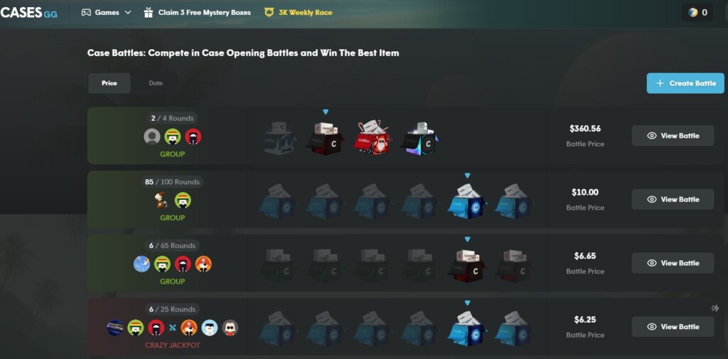 Cases Gg Battle Mode Lines
