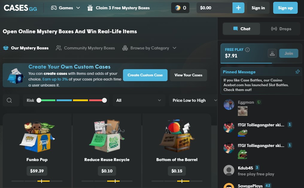 Cases Gg Boxes Lines