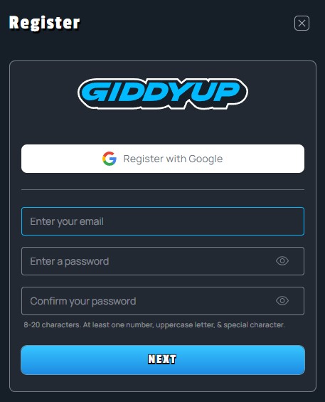 Giddyup Signup Lines