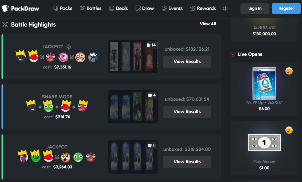 Packdraw Battles Lines