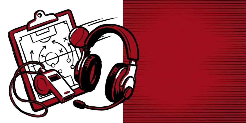 Illustration marking Steve Yzerman stepping down as Red Wings general manager